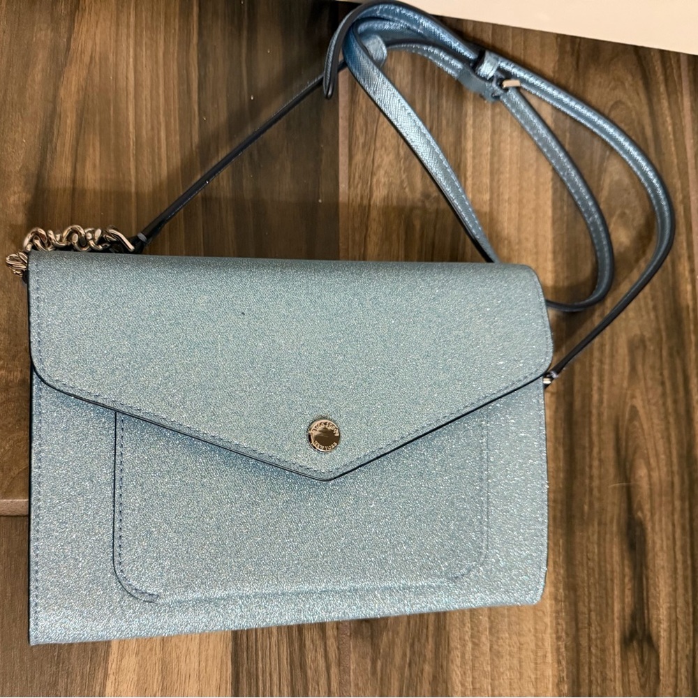 Kate Spade Sky Blue Tinsel Crossbody Bag